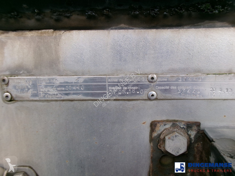 Semiremorca Magyar Chemical tank inox 37.4 m3 /...