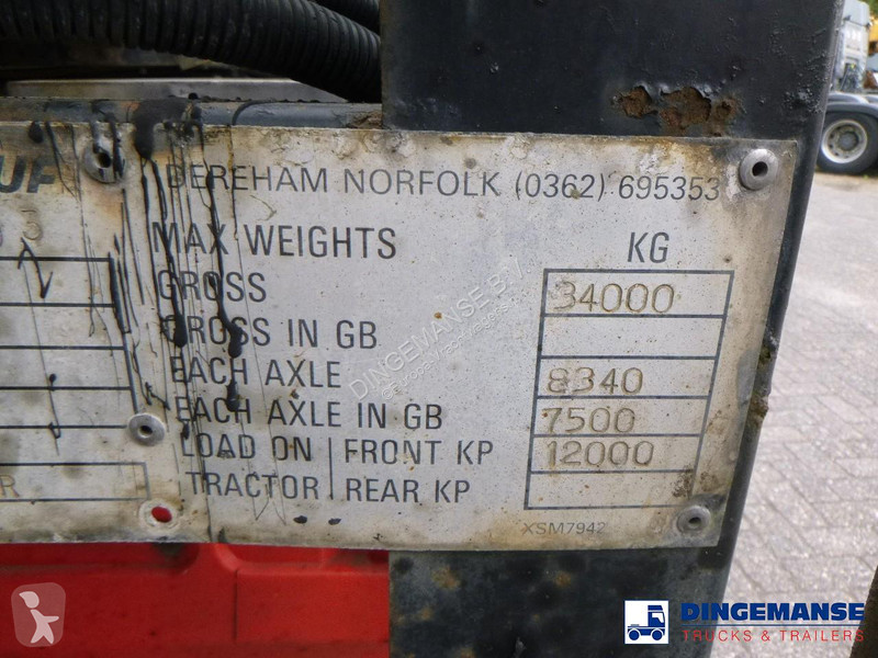 Semi remorque  Bitumen tank inox 28 m3 / 1 comp