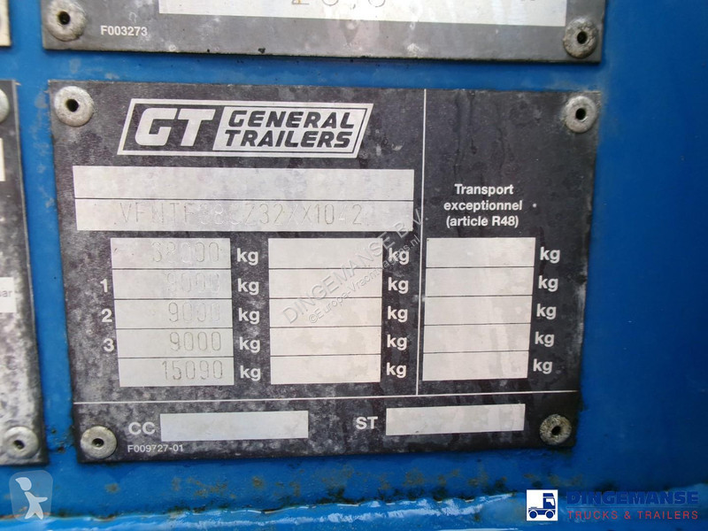 نصف مقطورة General Trailers 3-axle container...