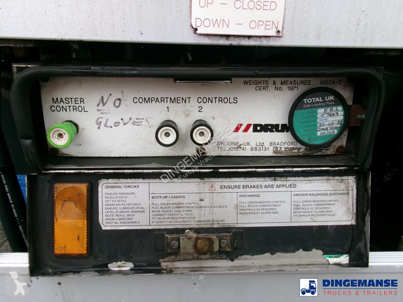 Semi reboque  Heavy oil tank alu 34.3 m3 / 1...