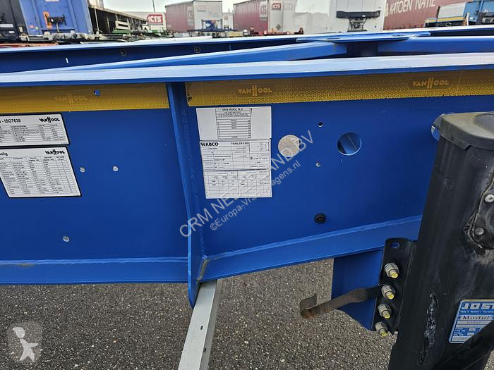 Semitrailer Van Hool A2C001 container CHASSIS...