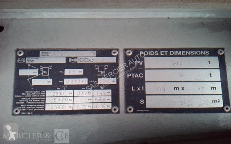 Semitrailer Fruehauf semi remorque
