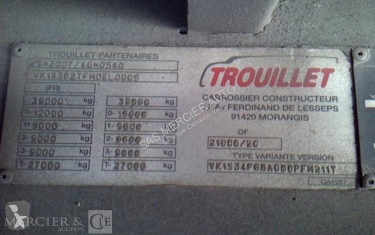 Semitrailer Trouillet ducato