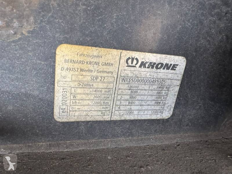 Semitrailer Krone EQUIPO FRIO SLX EXPECTRUM
