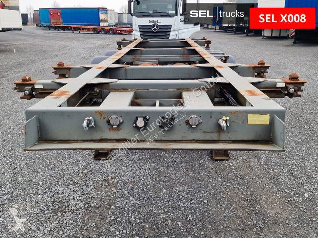 نصف مقطورة Krone C 24 Containerchassie (Gesamt...