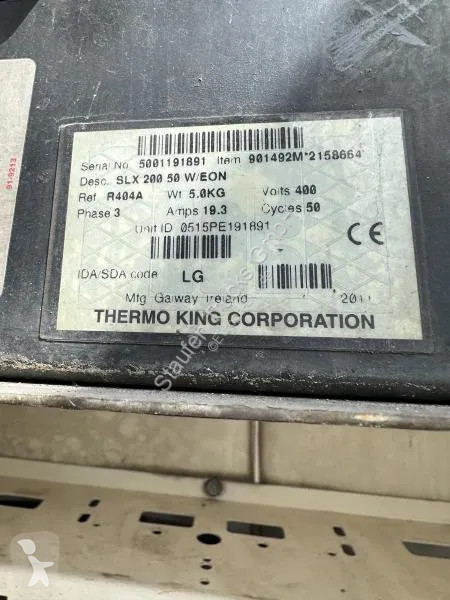 نصف مقطورة Krone 2-Achs Tiefkühl TK SLX 200