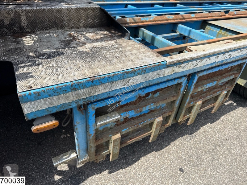 Semi remorque Samro open laadbak Hiab