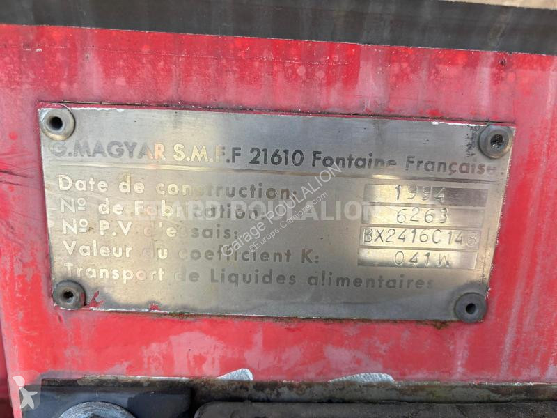 Sættevogn Magyar 5 cpts: 8000 L - 4000 L - 5000...