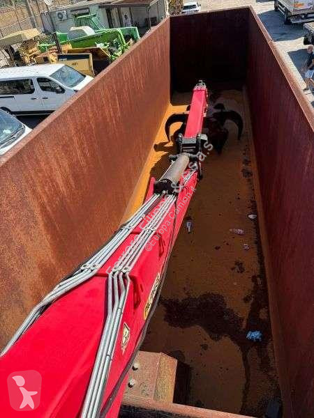Semitrailer  ribaltabile con gru caricatrice