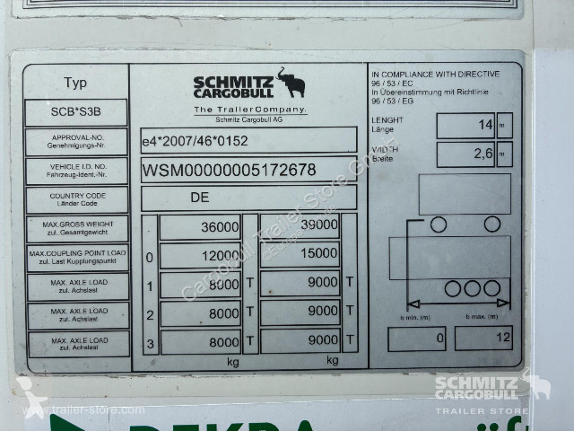 Oplegger Schmitz Cargobull Tiefkühler Standard...