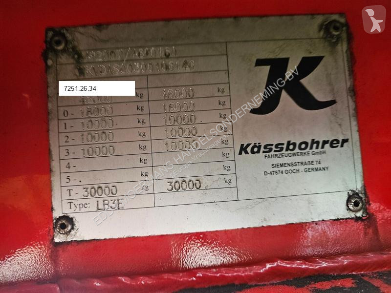 Oplegger Kässbohrer LB3E Semie