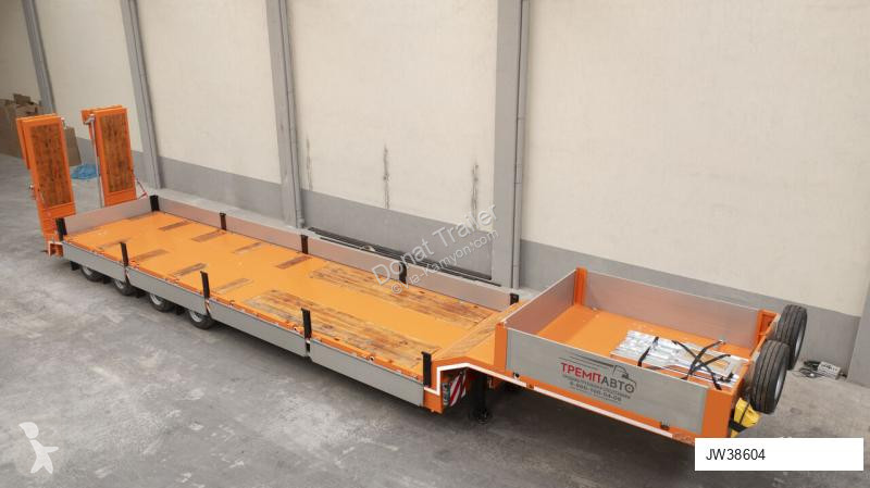 نصف مقطورة Donat 4 axle lowbed with aluminum...