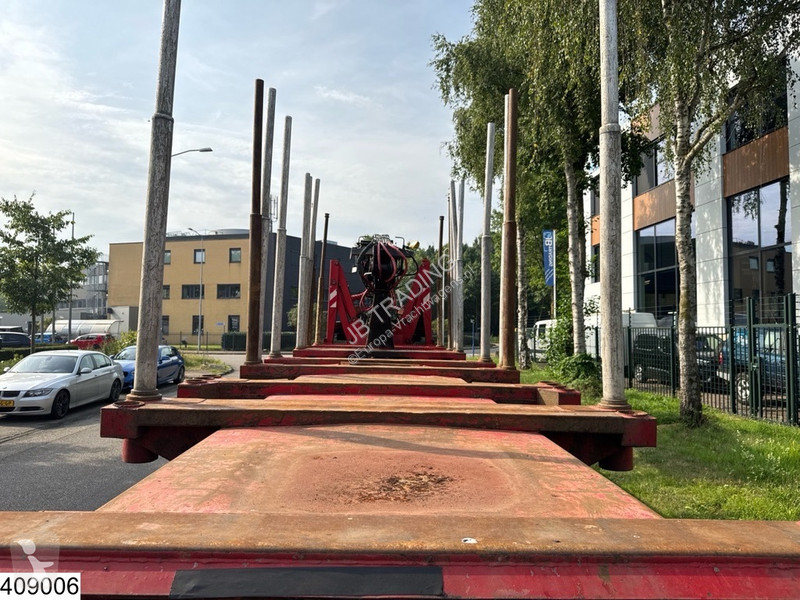 Oplegger Billaud Chassis Wood transport,...