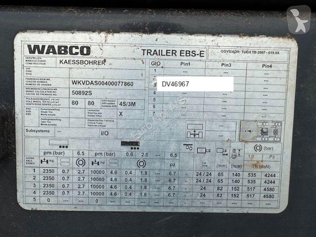 Semirimorchio Kässbohrer 4 axle Extendable...