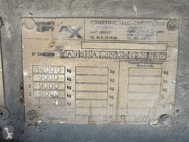 Semitrailer Fruehauf ONCRK22-110A (REMORQUE...