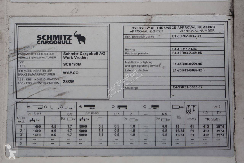 Semirremolque Schmitz Cargobull SCB*S3B