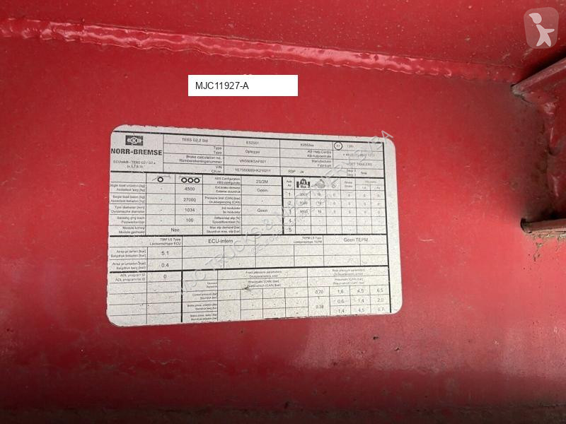 Oplegger  Hoet Trailers SC33AA 41T - 10.00m -...