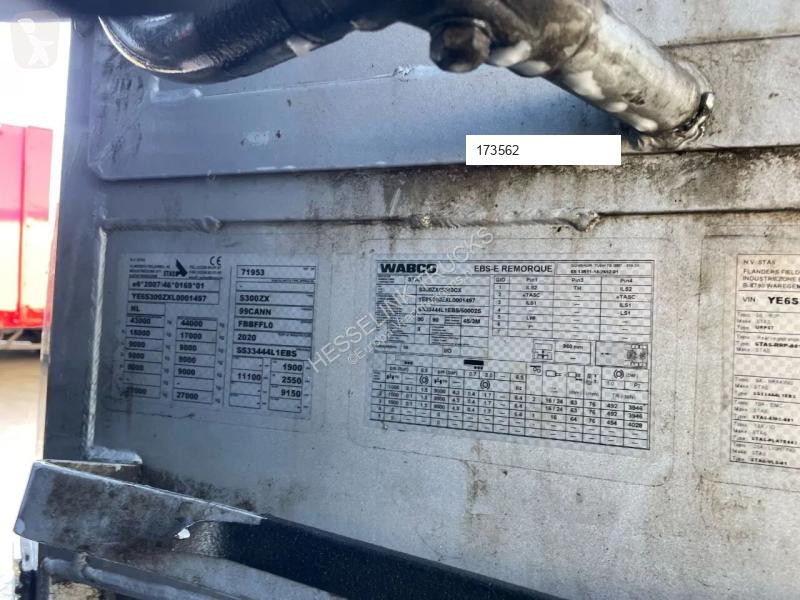 Semitrailer Stas S300ZX 10.5M 70m3 Agrar Liftas...