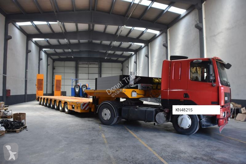 Donat 8 axle Heavy Duty lowbed with hydraulic...