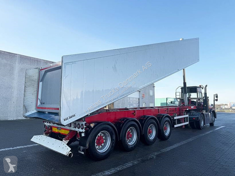 Semi remorque Kel-Berg Tipper / Alukastenmulde...