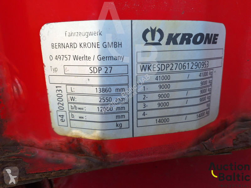 Sættevogn Krone 27