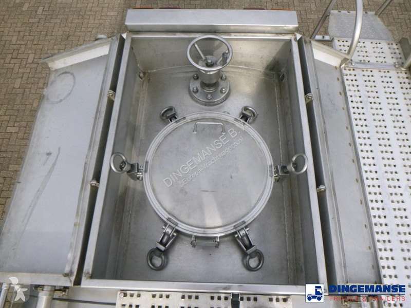 نصف مقطورة Parcisa Chemical tank inox L4BH 37.5...