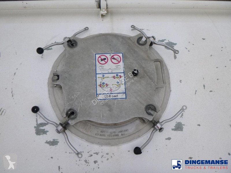 نصف مقطورة Feldbinder Powder tank alu 63 m3...