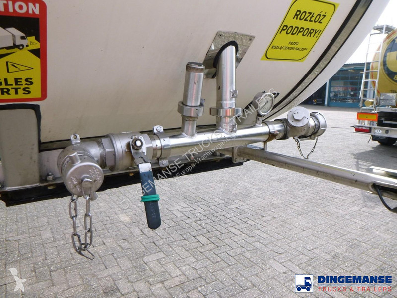 نصف مقطورة Burg Chemical tank inox L4BH 32.5 m3...
