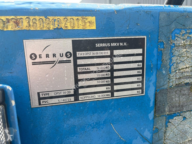 نصف مقطورة Serrus SILO tipper 90 degrees