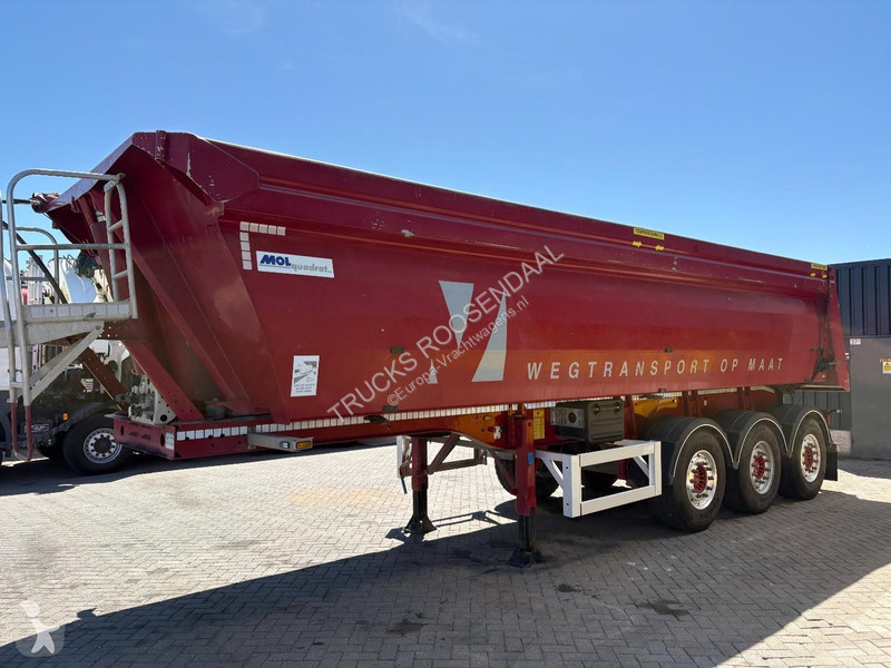 نصف مقطورة MOL 3x SAF + CHASSIS STEEL + BOX...