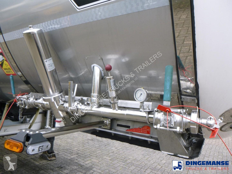 نصف مقطورة Van Hool Food tank inox 36 m3 / 4...
