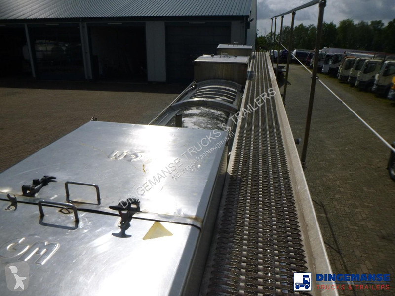 نصف مقطورة Magyar Chemical tank inox L4BH 22.5...