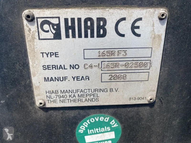 نصف مقطورة Lecitrailer 3 AXLE - BPW + HIAB R165 F3
