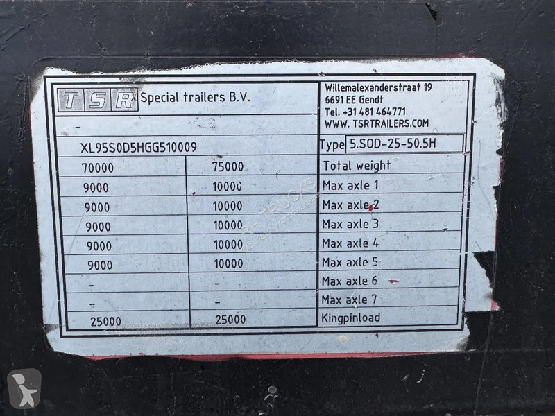 Maskinbæreren TSR 5.SOD-25-50.5H 12,8 METER...