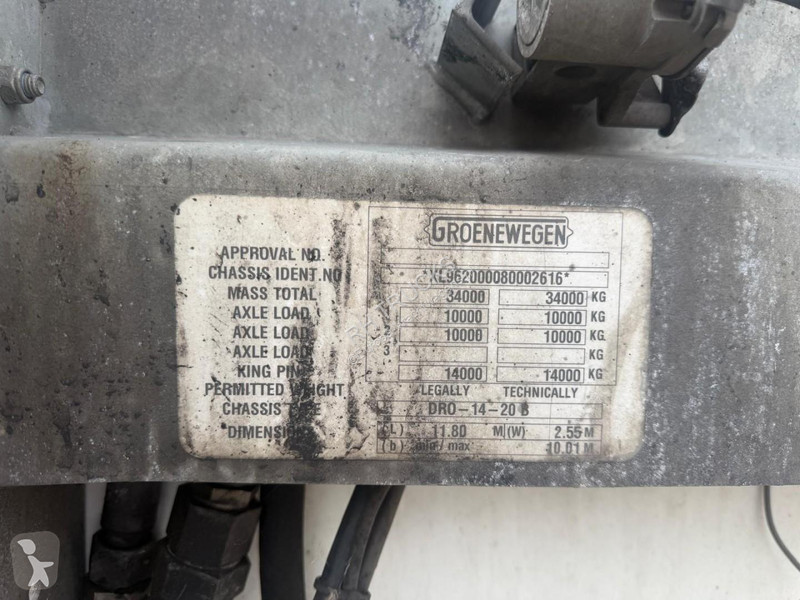 نصف مقطورة Groenewegen DRO-14-20 B 2 AXLE - BPW...