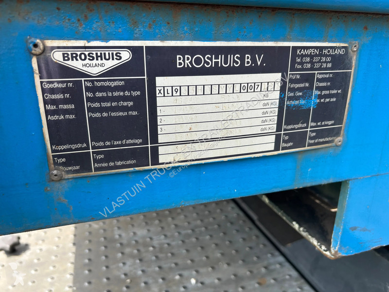 نصف مقطورة Broshuis TRIPPLE EXTENSION + 22,5...
