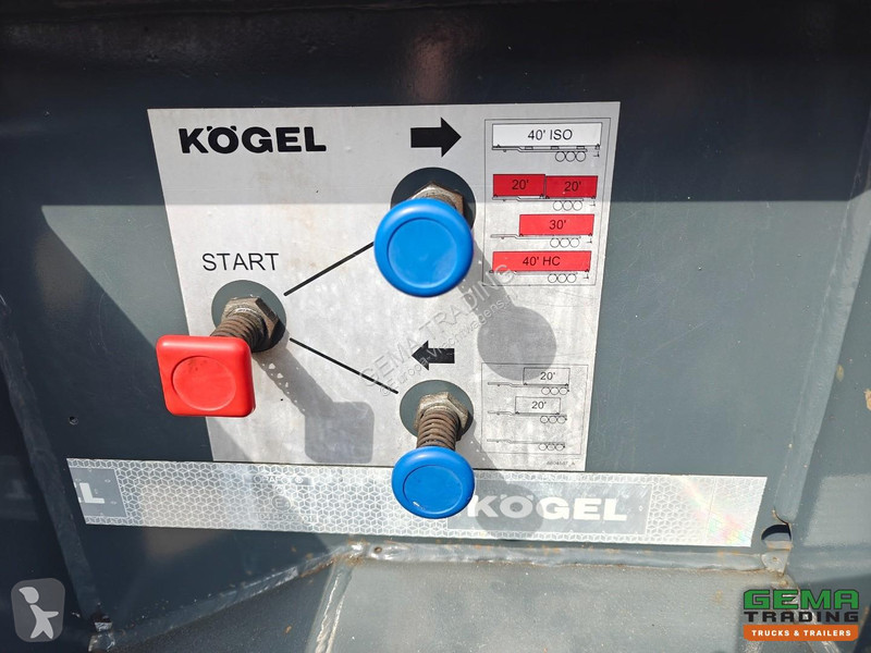 نصف مقطورة Kögel PORT 40 SIMPLEX 20 20/30/40FT...