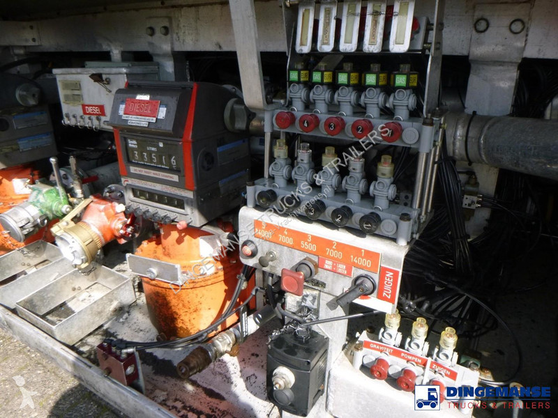 نصف مقطورة LAG Fuel tank alu 50.5 m3 / 5 comp +...