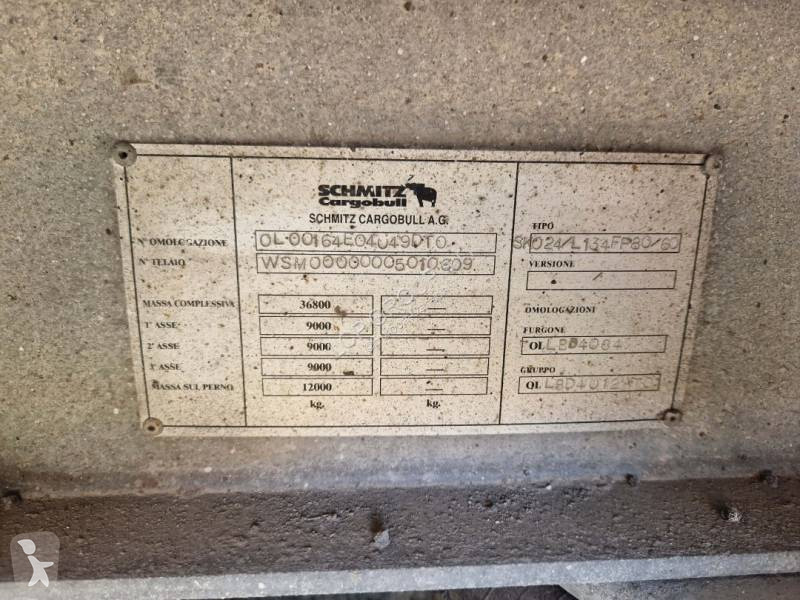 Semirimorchio Schmitz Cargobull SKO 24/L 134 FP...