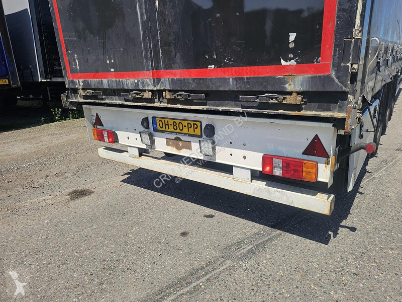 نصف مقطورة Pacton T3 001 /3 axle curtainsider...