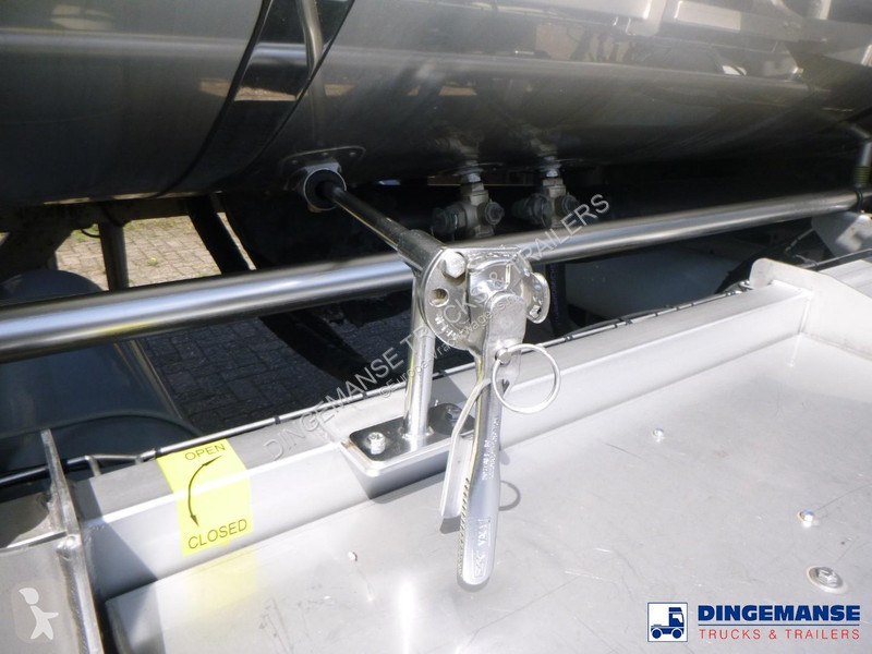 نصف مقطورة Van Hool Food tank inox 28.5 m3 / 3...