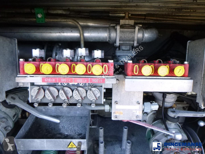 نصف مقطورة  Fuel tank alu 35.3 m3 / 5 comp