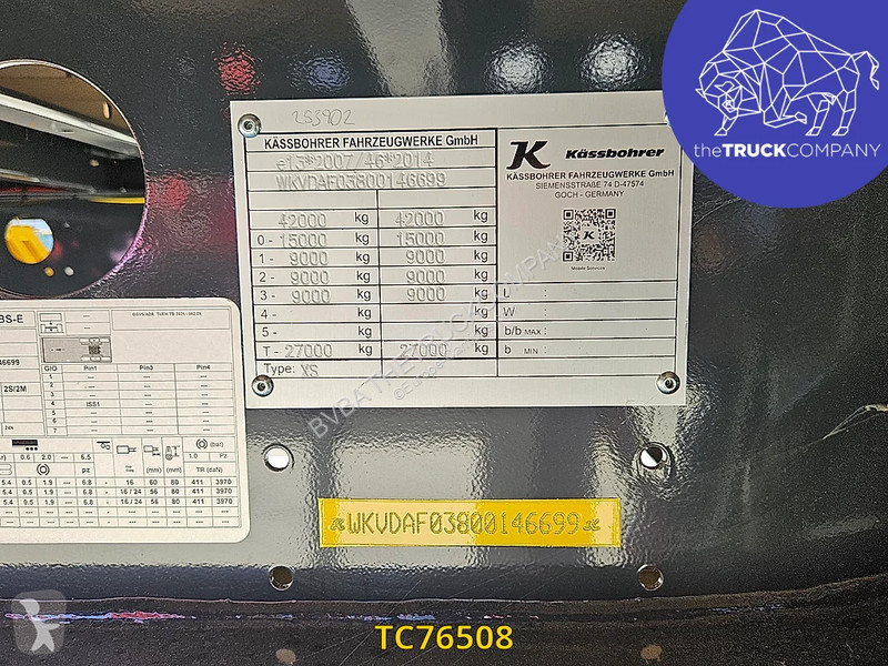 نصف مقطورة Kässbohrer SPS