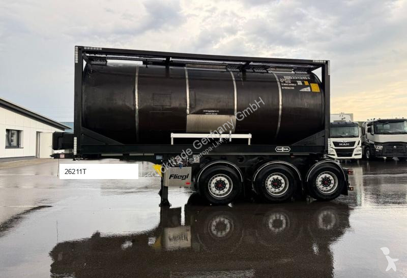 نصف مقطورة Fliegl 760 SDS 380 + Tank 20ft