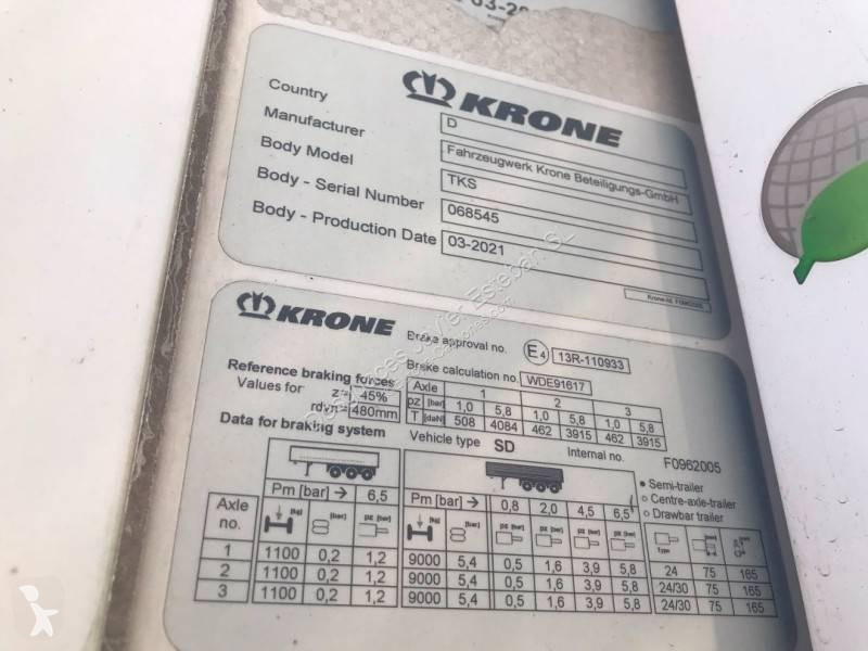 نصف مقطورة Krone SDR27 EL4MT