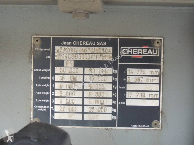 Semitrailer Chereau