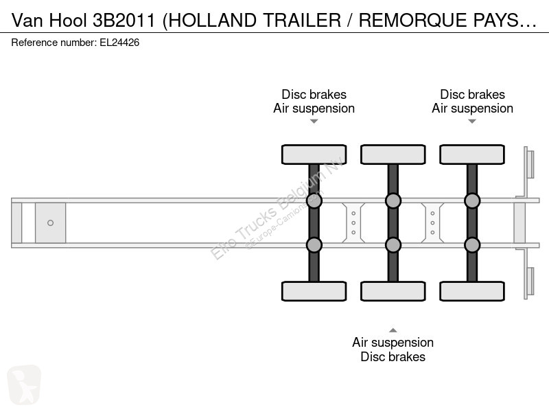 Semirremolque Van Hool 3B2011 (HOLLAND TRAILER...