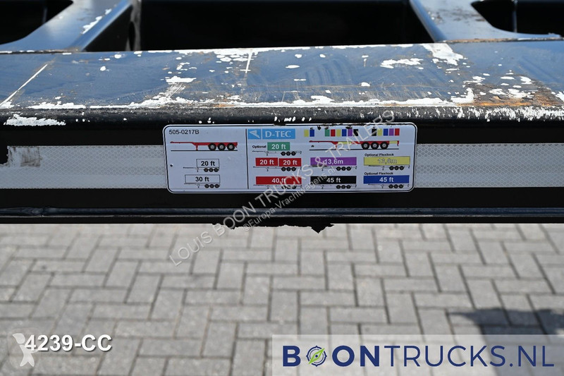 Návěs D-TEC FLEXITRAILER LS | 2x20-30-40-45ft...