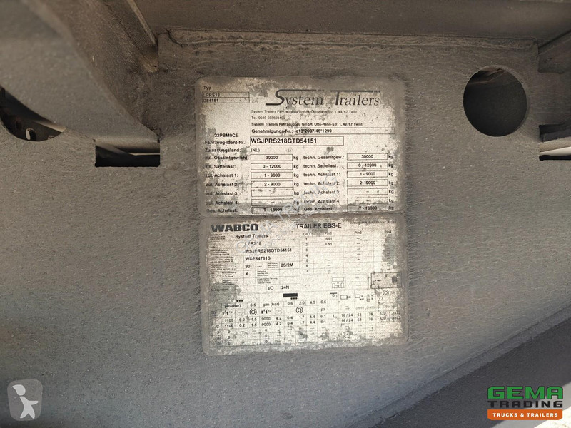 Полуприцеп System Trailers LPRS 18 Enclosed...