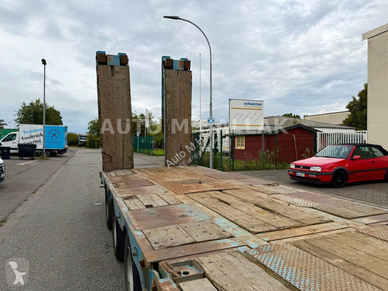 Semitrailer Kaiser Tieflader 45 t Hydr. Rampen...